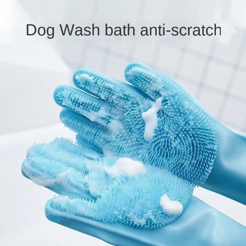 Soft Rubber Pet Bath Brush