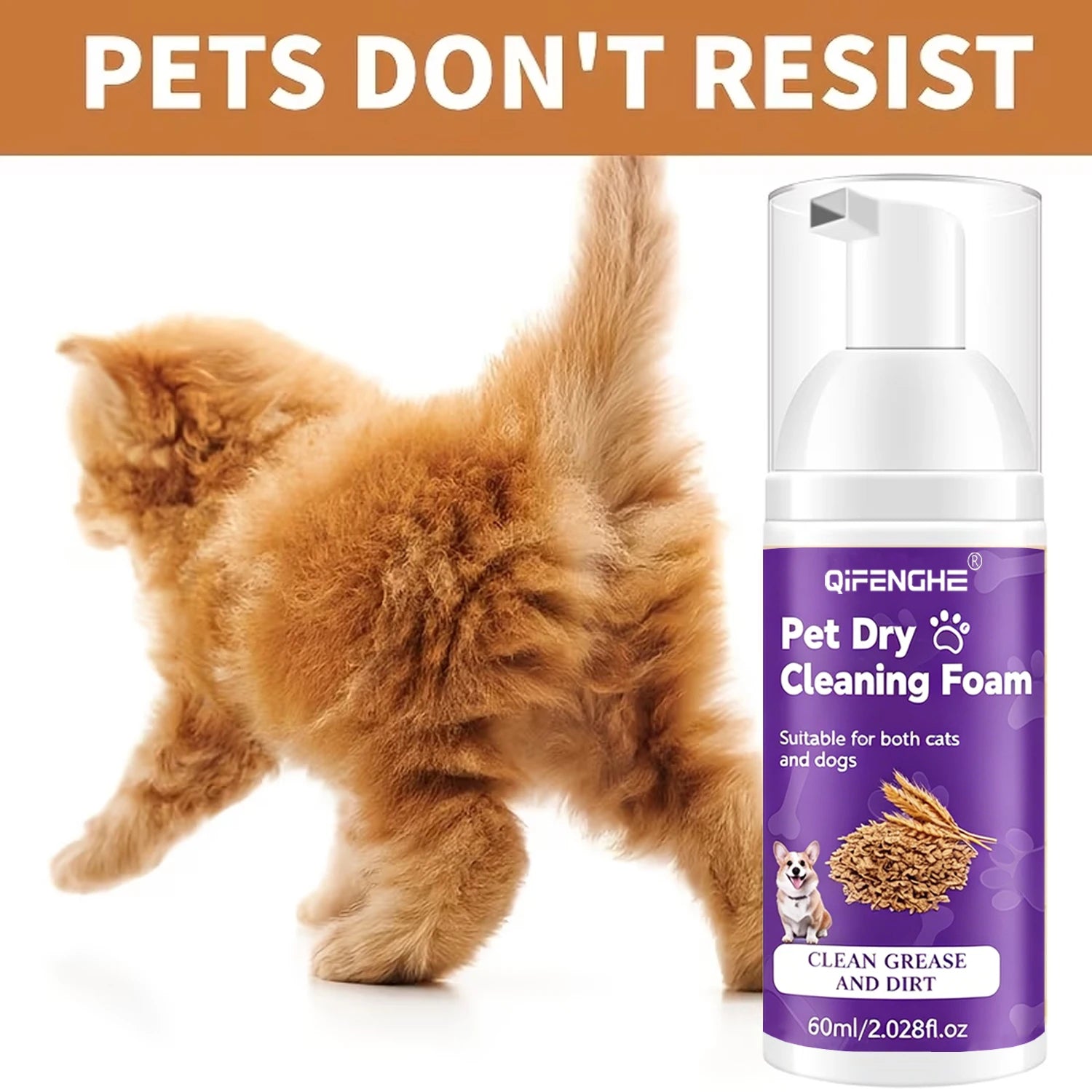 Pet Dry Shampoo
