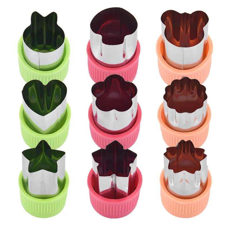 Star & Heart Fruit & Veggie Cutting Set