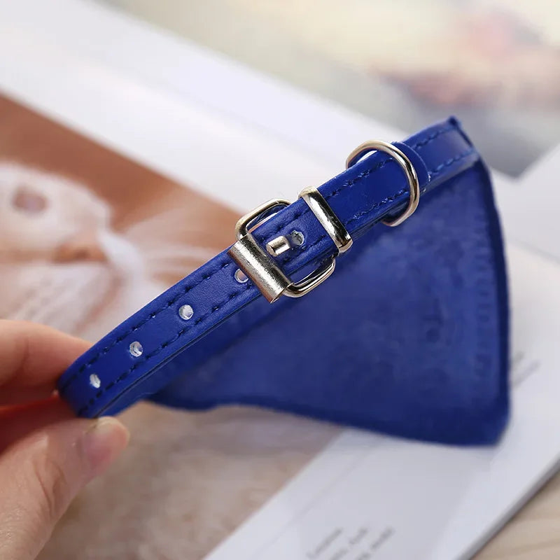 Cat Dog Collar with Scarf