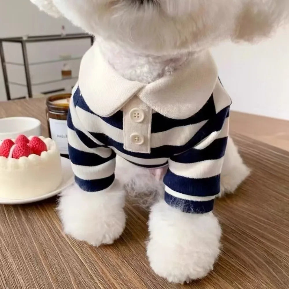 Fashion Collared Style Dog T-Shirt