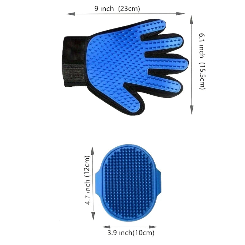 Pets Grooming Bath Cleaning Gloves