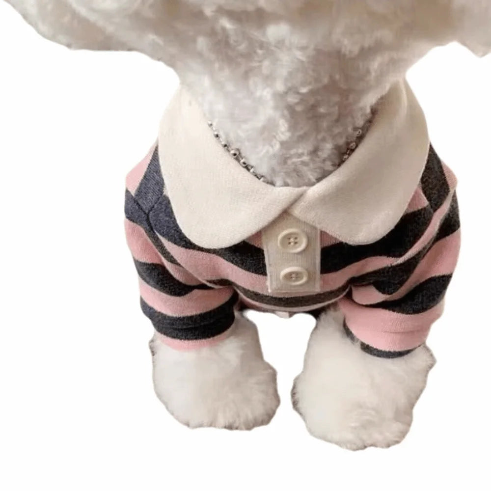 Fashion Collared Style Dog T-Shirt