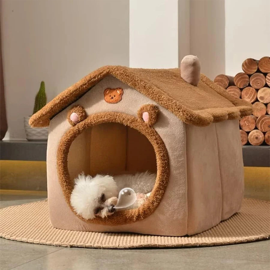 Foldable Pet Removable Washable Cat House
