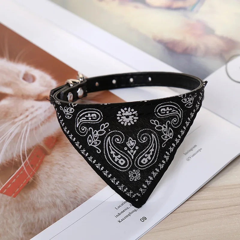 Cat Dog Collar with Scarf