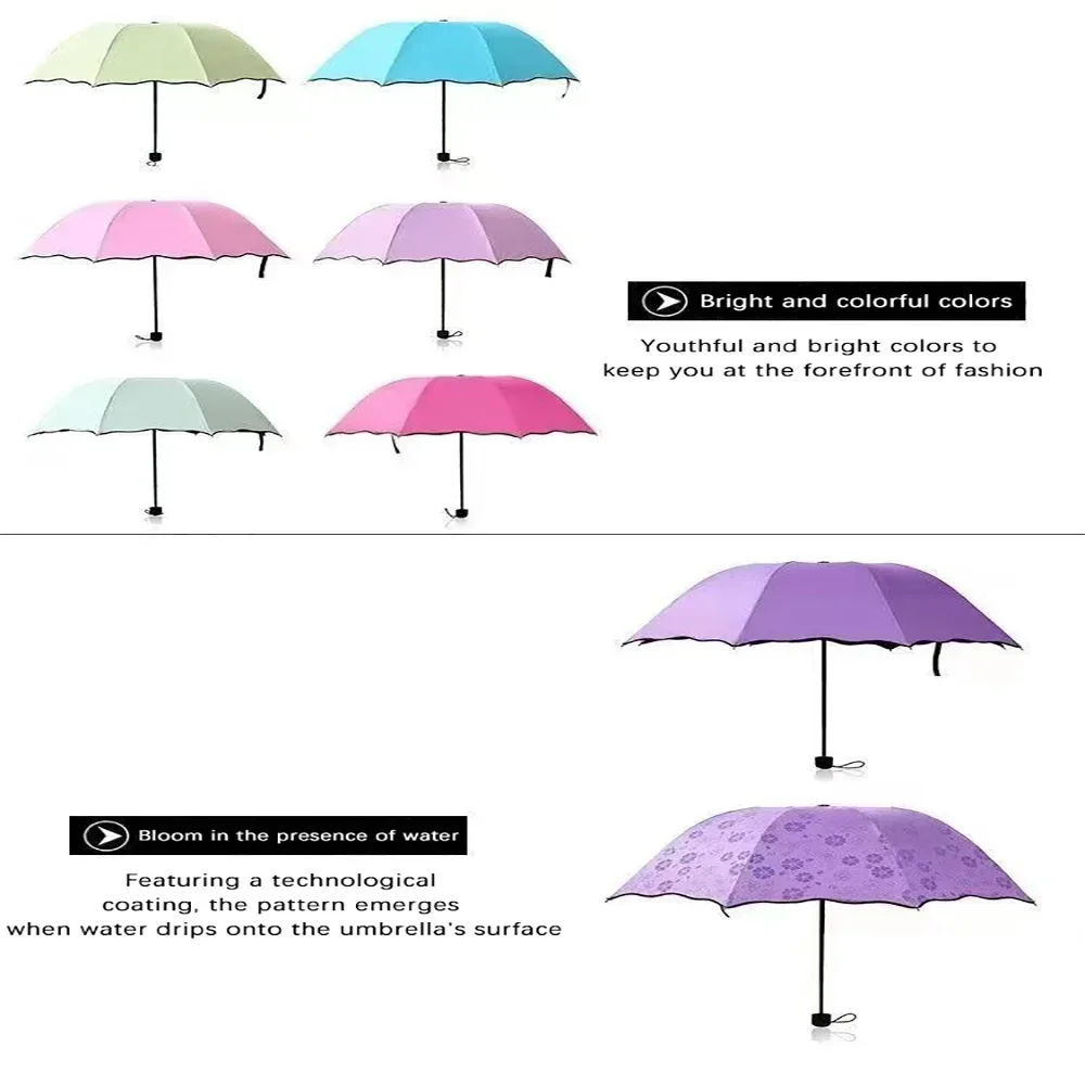 Red Leaf Portable Folding Umbrella