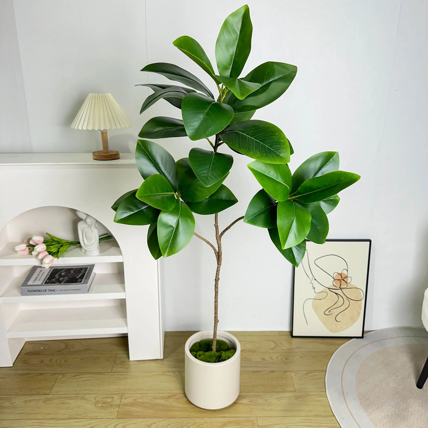 Home Garden Faux Ficus Tree