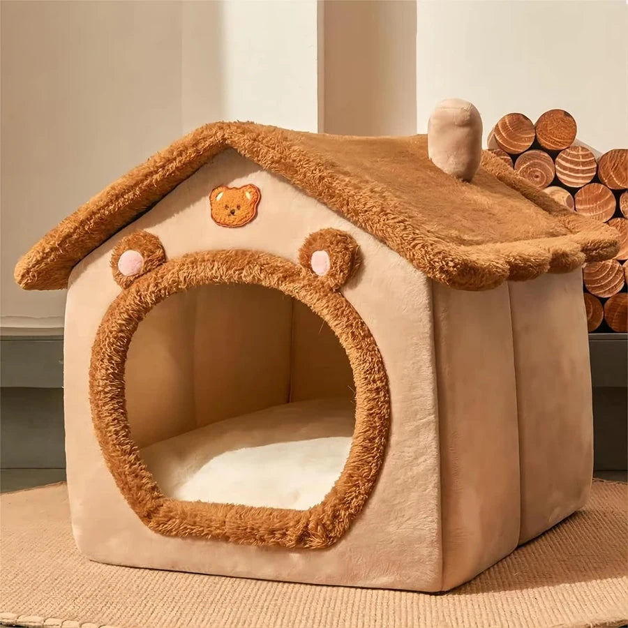 Foldable Pet Removable Washable Cat House