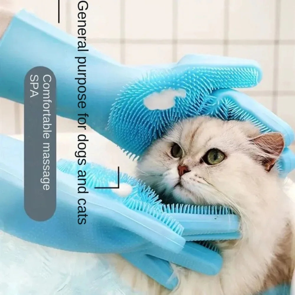 Soft Rubber Pet Bath Brush