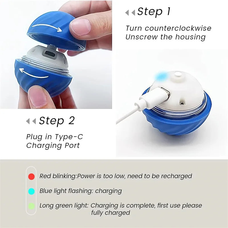Smart Dog Electronic Pet Toy Moving Ball