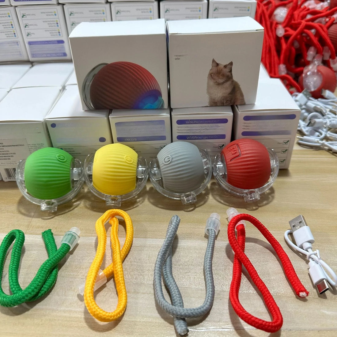 Teaser Ball with Rope Jumping Ball
