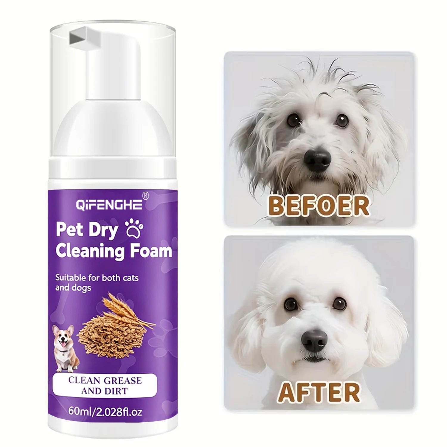 Pet Dry Shampoo