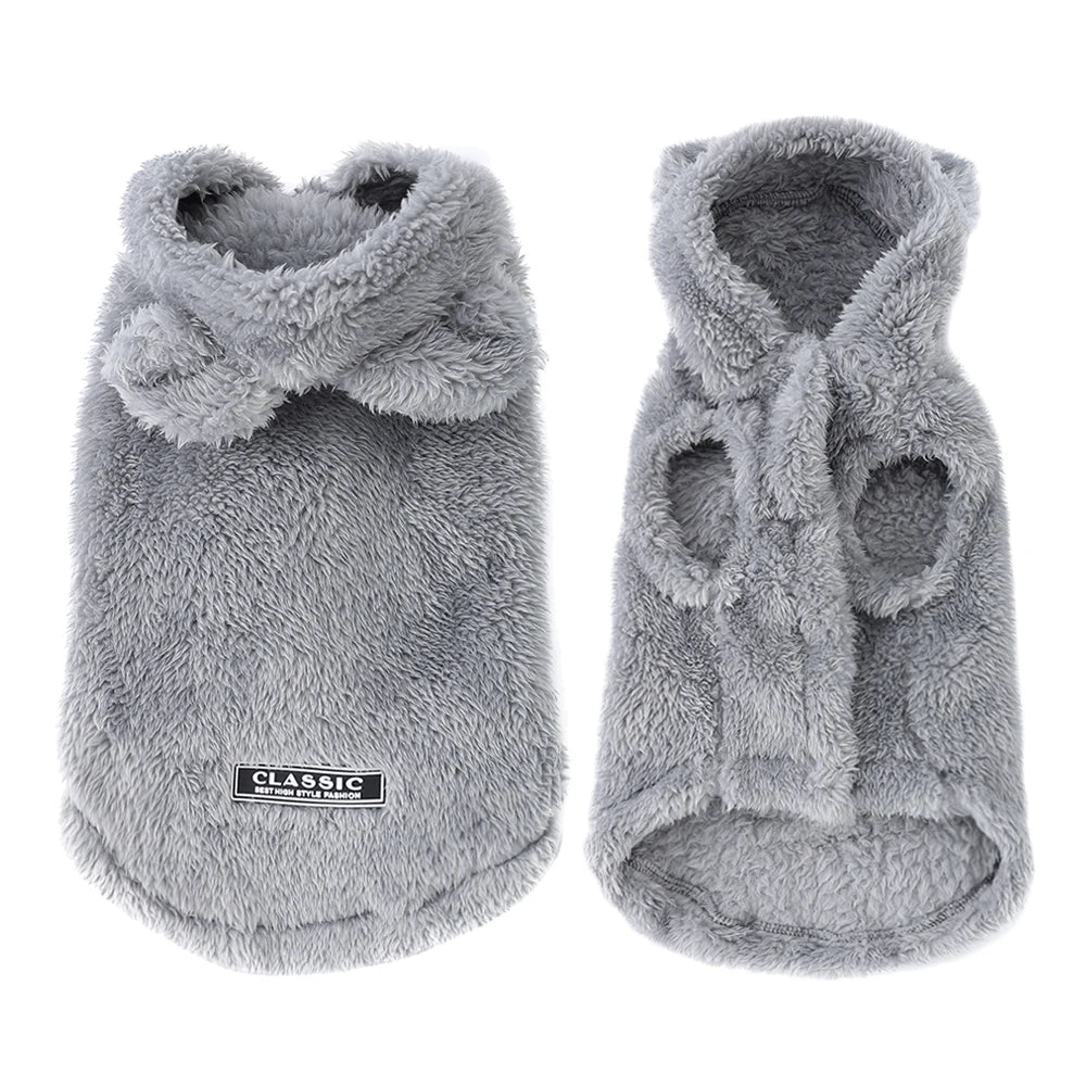 Soft Fleece Pet Cute Hoodie Coat